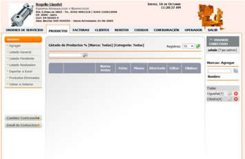 Listado de Productos