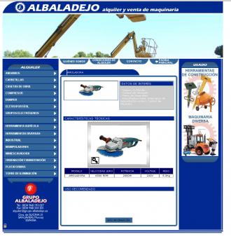 Detalle de maquinarias