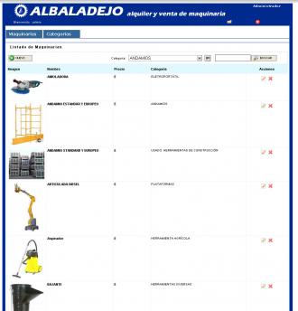 Administrador de Maquinarias