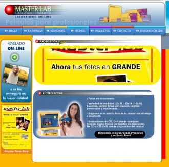 Pagina principal de Masterlab