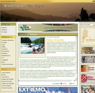 Pagina Principal de senderosderionegro